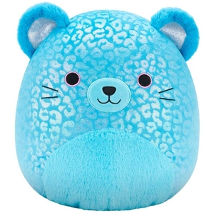 Peluche Squishmallows Jaguar aux Taches Iridescentes 30 cm Bleu pas cher