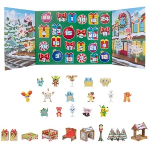 Figurines CALENDRIER DE L'AVENT BATTLE FIGURES POKEMON / JAZWARES pas cher