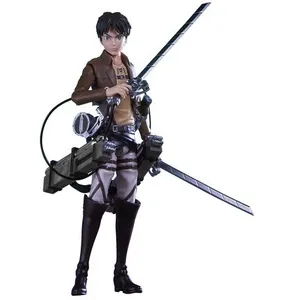 Jazwares Figurine Total Anime Kanzen Anime Attack on Titan Eren Jaeger 16,5 cm pas cher