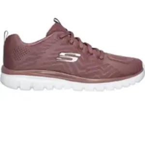 Chaussures Skechers Graceful - Get Connected rose femme - 36.5 pas cher