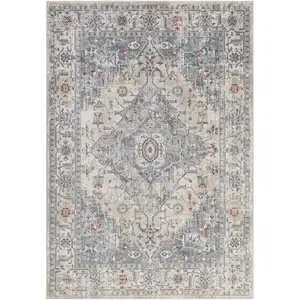 SURYA Tapis Vintage Oriental Multicolore/Gris 200x275 pas cher