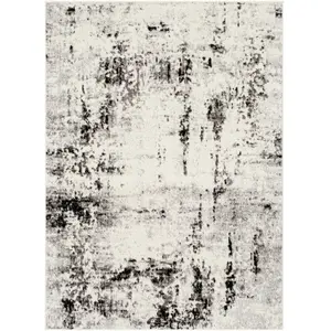 Surya - Tapis Abstrait Moderne Blanc/Gris 152x213 cm pas cher