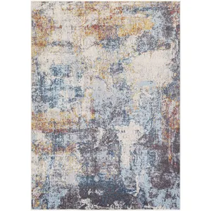 Surya - Tapis Abstrait Moderne Multicolore/Bleu 200x275 cm pas cher