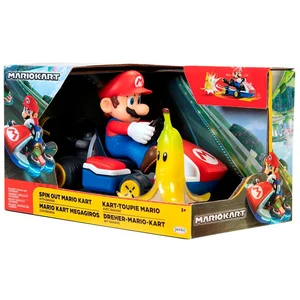 Jakks Pacific Nintendo Super Mario Véhicule de Course Toupie Mario Rouge 408744