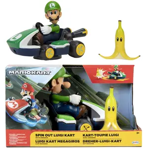 Nintendo Super Mario Véhicule de Course Toupie Luigi pas cher