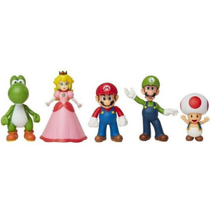 Comparateur de prix : Super Mario Ensemble de Figurines Mario and his Friends 5 Pièces TU