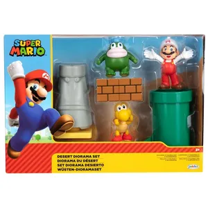 JAKKS PACIFIC Super Mario coffret de 3 figurines et accessoires