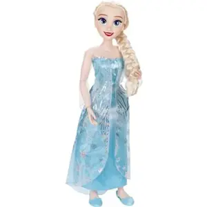 Poupée géante - Disney - Elsa - 81 cm - Brosse incluse - Cheveux soyeux pas cher