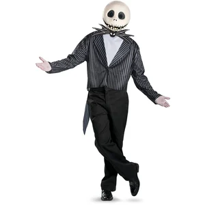 Comparateur de prix : Déguisement - Déguisement Jack Skellington - Adulte - Noir - Costume Halloween - Licencié officiel