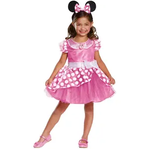 RueDeLaFete Déguisement Minnie™ Deluxe Rose - Enfant pas cher