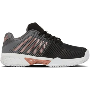 Comparateur de prix : K-Swiss Femme Express Light 2 Chaussures de Sport, Noir, Gris, Or Rose, 37.5 EU