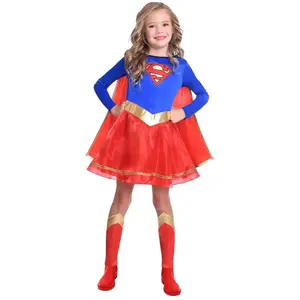 déguisement supergirl enfant - 3/4 ans - rouge - amscan 9906198Vendu paramazon