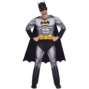 amscan-9906099 Costume Batman Classique pour Homme-XL, 9906099, Multicolor pas cher