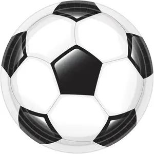 Comparateur de prix : RueDeLaFete 8 Assiettes Goal Getter - 23 cm