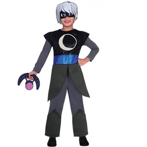 Amscan costume PJ Masks Lunafilles 5-6 ans gris 4-pièces