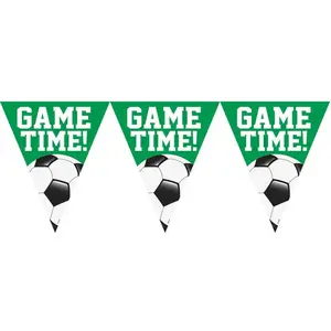 Comparateur de prix : Amscan drapeau ligne de football 365 cm papier vert
