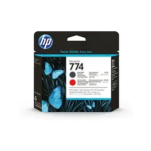 HP 774 Matte Black/Chromatic Red DesignJet Printhead cartouche d'encre...