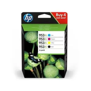 Comparateur de prix : Pack de 4 Cartouches d'encre HP 953XL Noir Cyan Magenta Jaune
