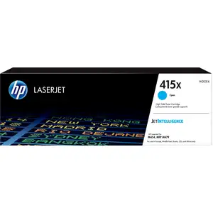 Comparateur de prix : Conso imprimantes - HP - 415X - Toner Cyan / 6000 pages W2031X