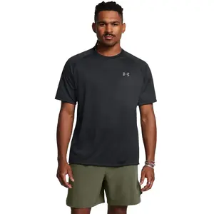 Comparateur de prix : Under armour tech 2 0 short sleeve 1326413 001  homme  noir  t shirts
