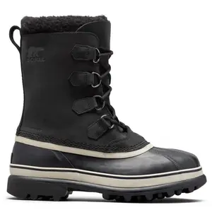 Comparateur de prix : Sorel Bottines Caribou Waterproof Sorel Homme - Noir Et Pierre - 41