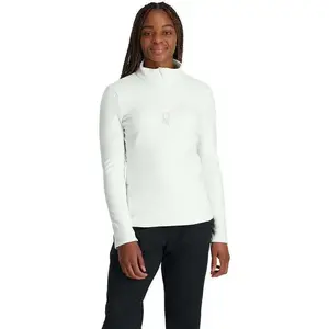 Comparateur de prix : Spyder Shimmer Bug Half Zip Fleece Blanc M Femme