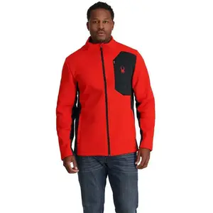 Polaire Spyder Bandit Full Zip rouge noir. - M pas cher