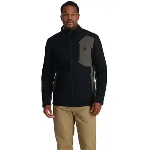 Comparateur de prix : Spyder - Veste polaire - Bandit Jacket Black pour Homme - Taille M - Noir