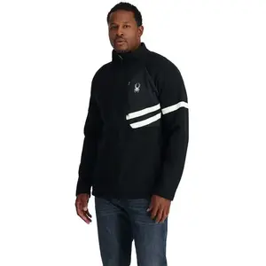 Veste polaire Spyder Wengen Bandit Full Zip noir blanc. - L pas cher