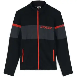 Spyder Mens Speed Fleece Full Zip noir M pas cher