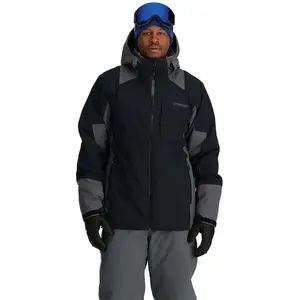 Spyder - Veste de ski chaude - Contact Jacket Black pour Homme - Taille XL - Noir pas cher