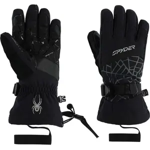 Comparateur de prix : Gants de ski Spyder Overweb Noir M 38F145401-BLK