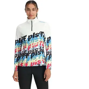 Spyder Womens Vivid Half Zip blanc XS pas cher