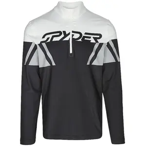 Spyder Mens Podium Half Zip noir S pas cher