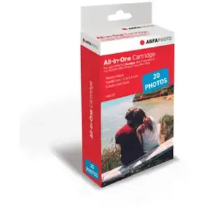 Comparateur de prix : Papier photo instantané Agfaphoto Cartouche + 20 films pour Realipix mini