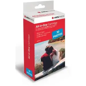Comparateur de prix : Unbekannt - Cartouche et papier photo instantané Agfa kit 30 photos