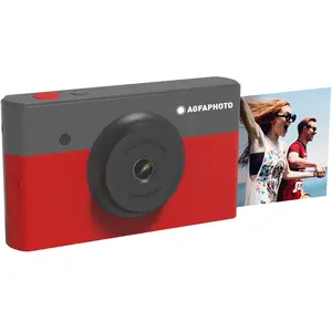 Comparateur de prix : Agfaphoto AGFA AMS23RD Mini Appareil photo imprimante 2en1 - 2*3 - Rouge