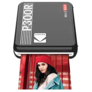Comparateur de prix : Imprimante photo portable Kodak Mini 3 Retro P300R - Format Carré Noir