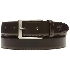Timberland - Ceinture classique réglable en cuir de 35 mm pour homme en marron foncé, Homme, marron, Taille: XL