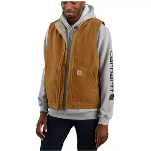 Comparateur de prix : Carhartt Veste sans manches pour homme, Beige/Marron, Taille S