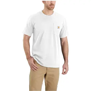Tee-shirt CARHARTT Poche poitrine - Taille M - Blanc - S1103296100M
