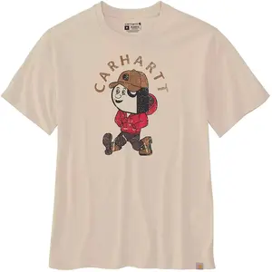 Carhartt Active Jac Graphic T-shirt, beige, taille S pour Hommes pas cher