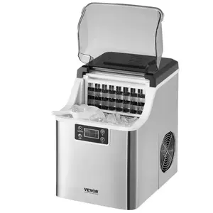 VEVOR Machine à Glaçons Portable de Comptoir Capacité 20,4kg/24h Auto-... pas cher