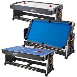 Comparateur de prix : VEVOR Table de Jeu Multi-jeux Pivotante Air Hockey Billard Tennis de T...