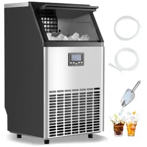 Comparateur de prix : VEVOR Machine à Glaçons Autonome 45 Glaçons Capacité de 54,4 kg/24 h M...
