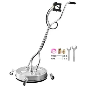 VEVOR Nettoyeur de surface pour nettoyeur haute pression 558 mm poignées roues