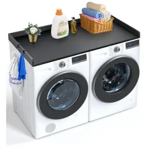 VEVOR Surface de comptoir en bois pour lave-linge et sèche-linge 137x7... pas cher