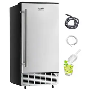 VEVOR Machine à Glaçons sous Plan Encastrable 36,3kg/24h avec Porte Ré... pas cher