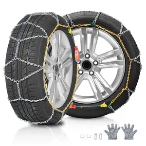 VEVOR Chaînes à Neige Antidérapante pour Pneus 2PCs en Acier Allié au ...