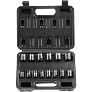 Comparateur de prix : VEVOR Coffret Douilles à Chocs 3/8 pouces 14PCs à 6 Pans Kit pour Clé ...